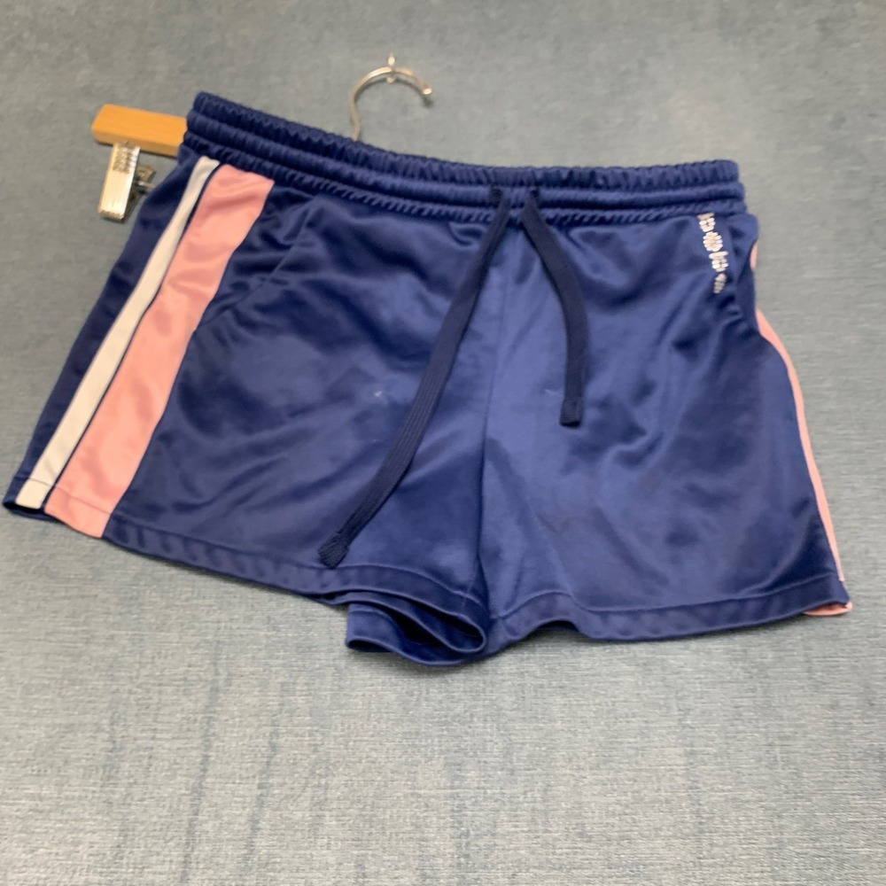 Bebe Sport Athletic Shorts Womens‎ Small Navy Blue Drawstring Waist Performance